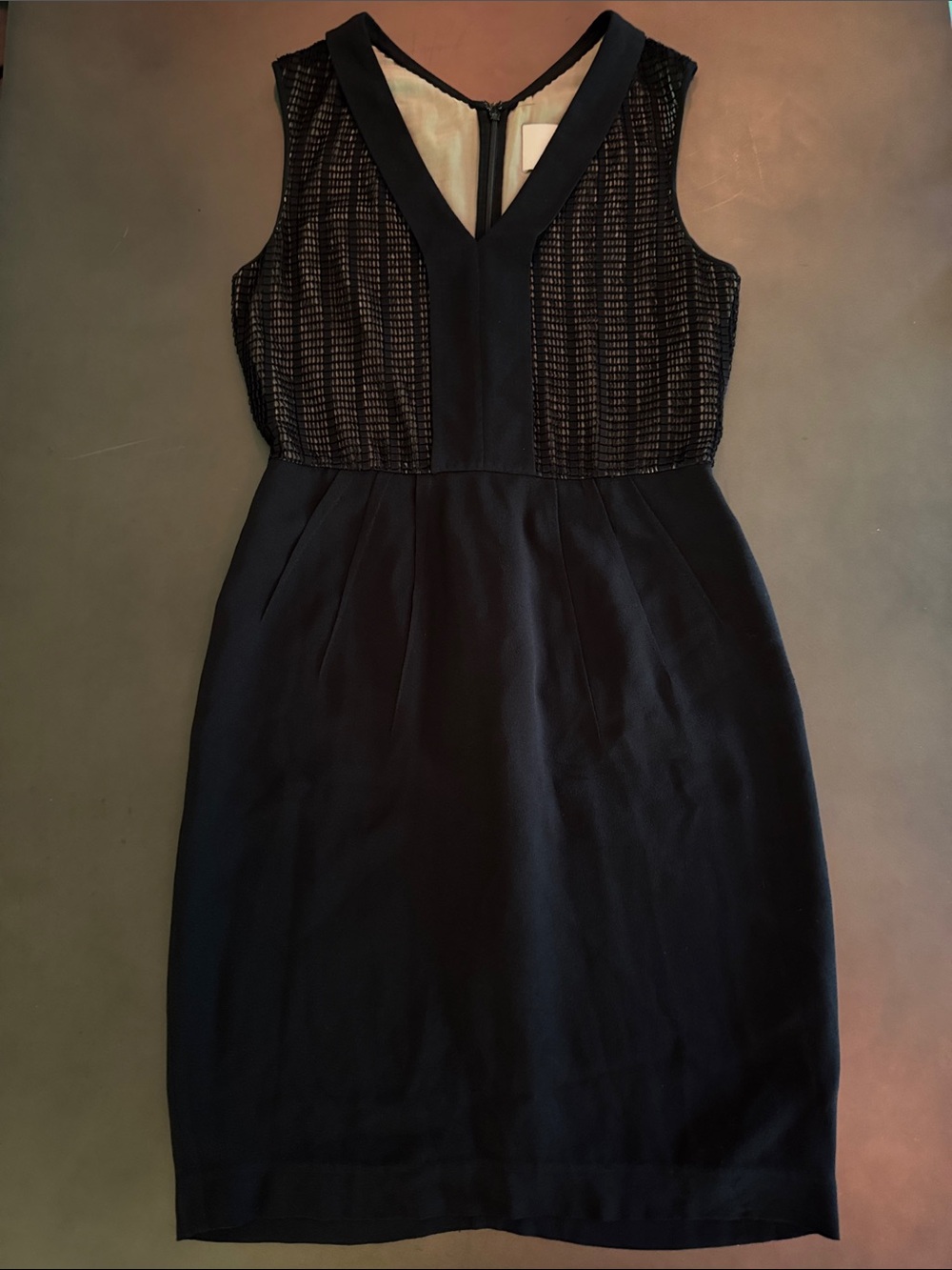 3.1 Phillip Lim Black Sleeveless V‑Neck Sheath Dress